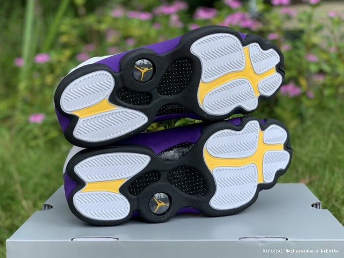 Official Maikesneakers Jordan 414571-105 Lakers 13 Air 0703